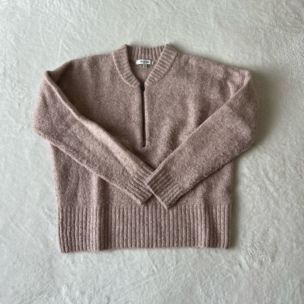 MADEWELL York half zip sweater